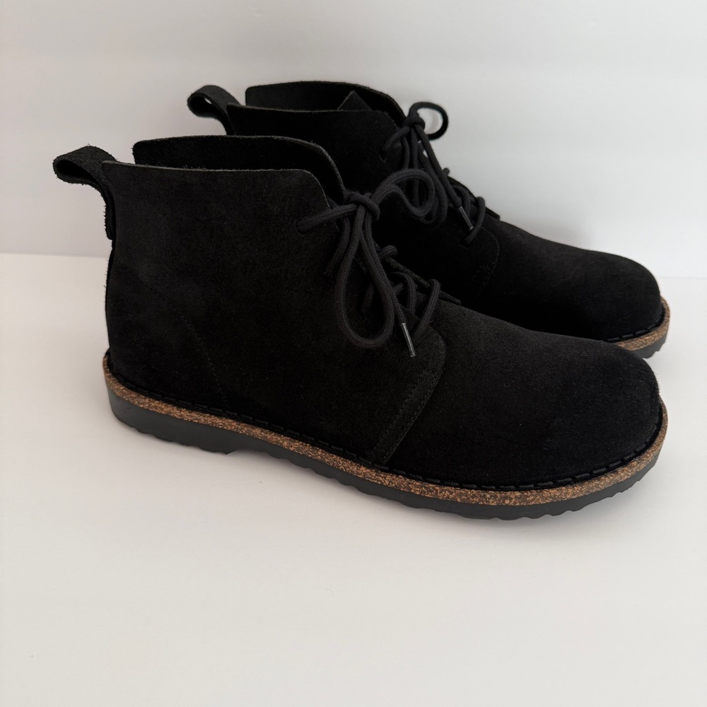 Birkenstock Uppsala Mid Chukka Boot Black Suede EU Size 42 US Men’s 9